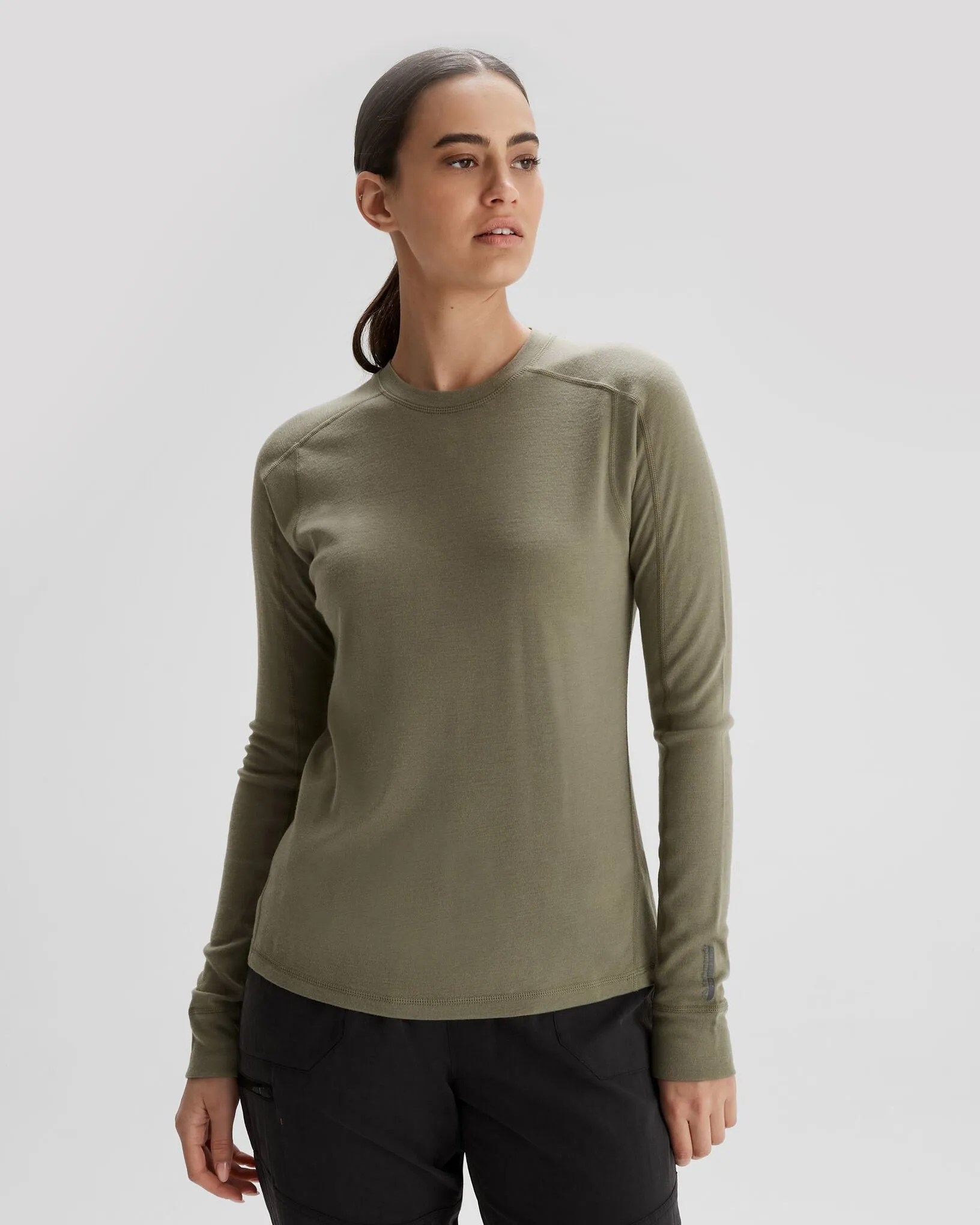 Baju Kaos Lengan Panjang Wanita Kathmandu K-Merino 250