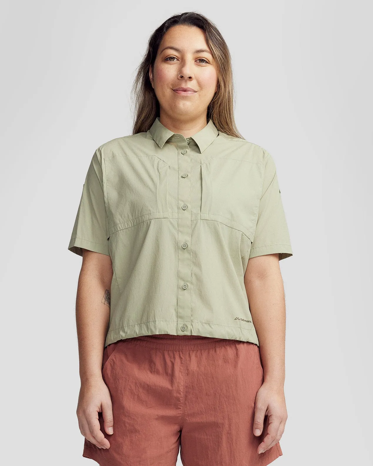 Baju Kaos Pendek Wanita Kathmandu Ridge UPF 50+