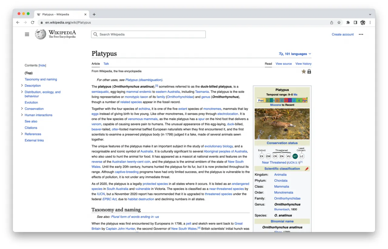 Illustration du fonctionnement d'une page web et de son affichage par le navigateur