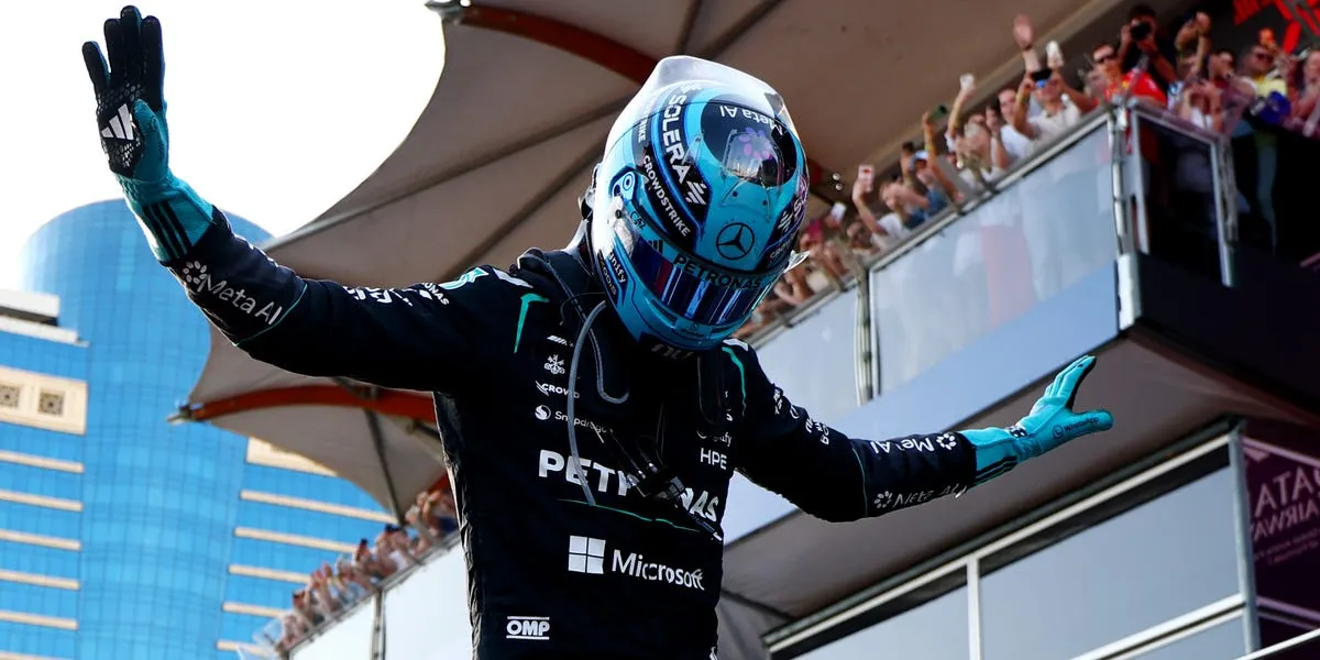 George Russell domine Max Verstappen pour remporter le Grand Prix d'Azerbaïdjan de Formule 1 à Bakou