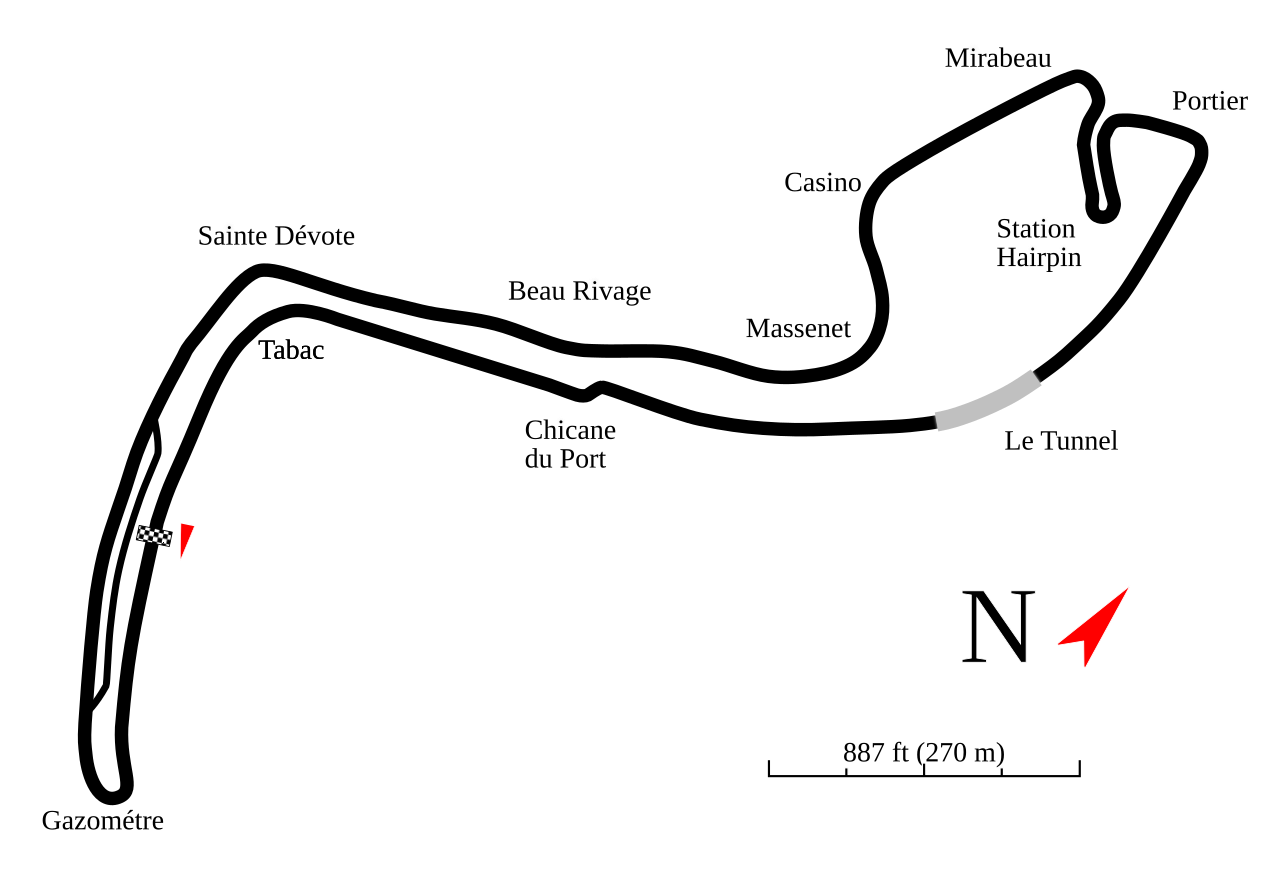Stirling Moss s'impose lors du Grand Prix de Monaco 1956 sur le circuit urbain