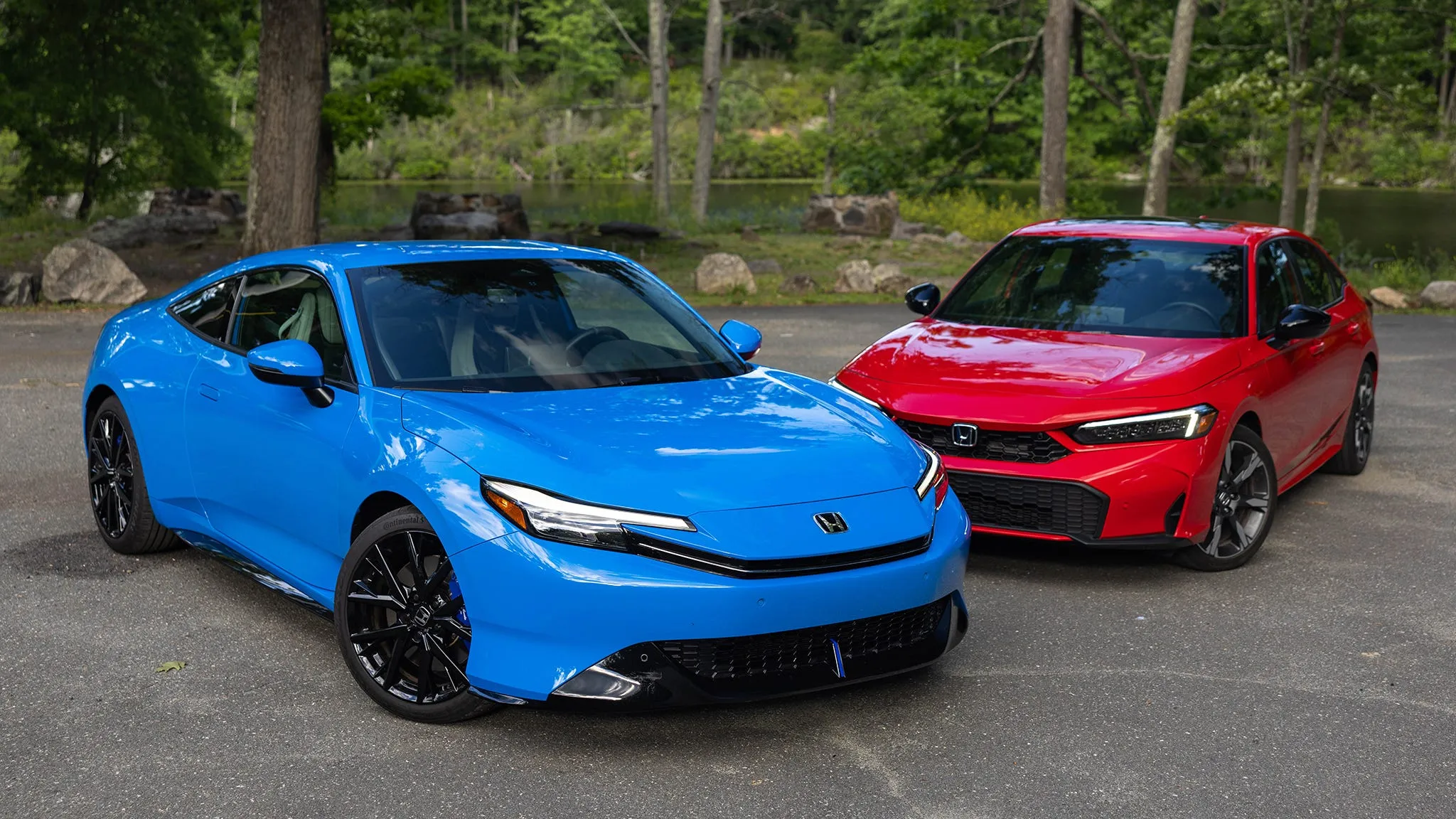 La Honda Prelude et la Civic Hybrid démontrent des caractères routiers bien opposés