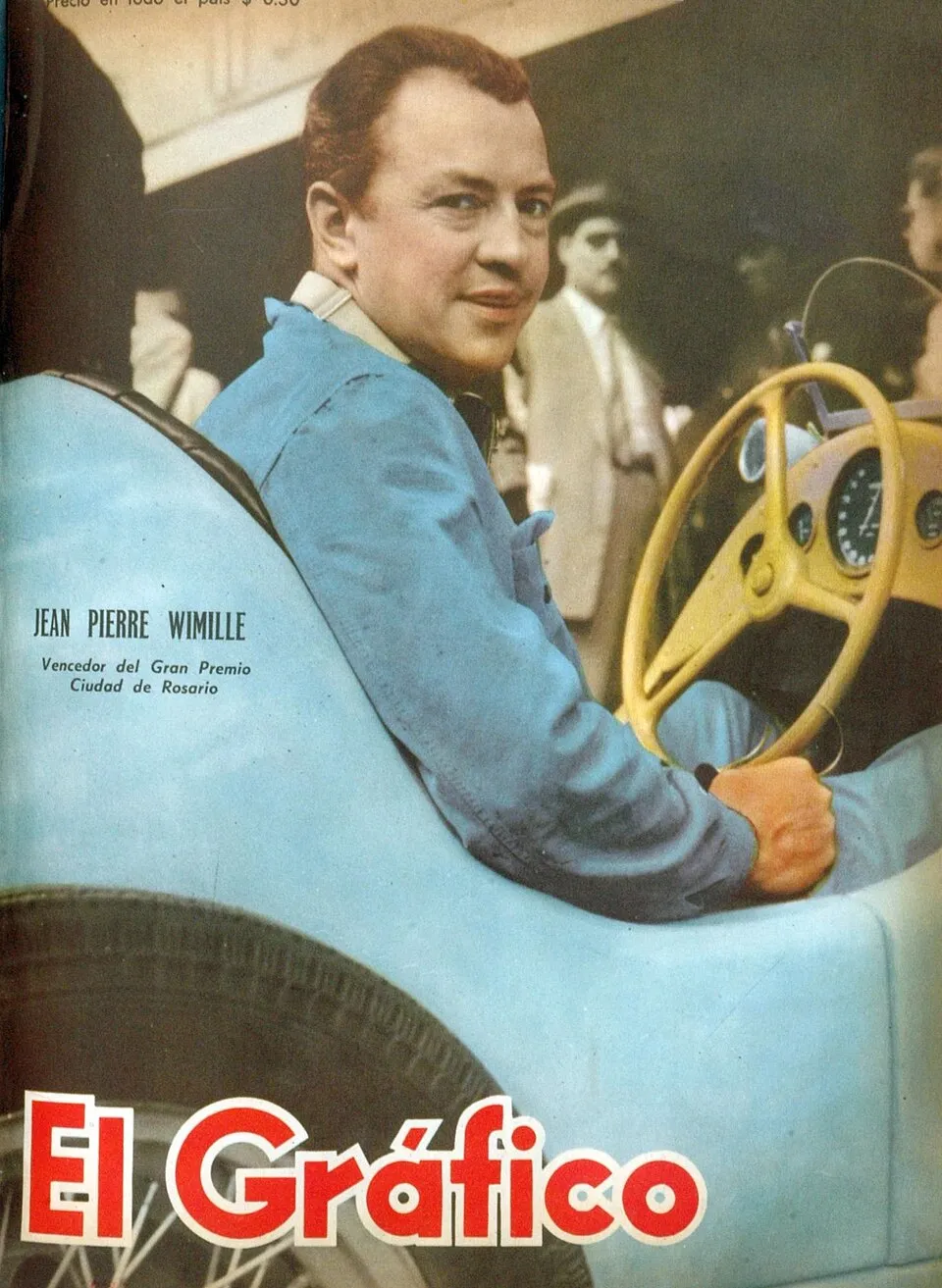 Jean-Pierre Wimille pose avec son palmares legendaire et son engagement heroique dans la Resistance