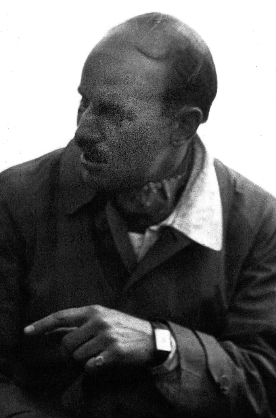 Johnny Hindmarsh au volant lors des 24 Heures du Mans 1935