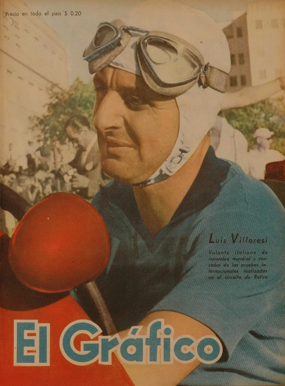 Luigi Villoresi au volant de sa monoplace lors des grandes heures de la Formule 1