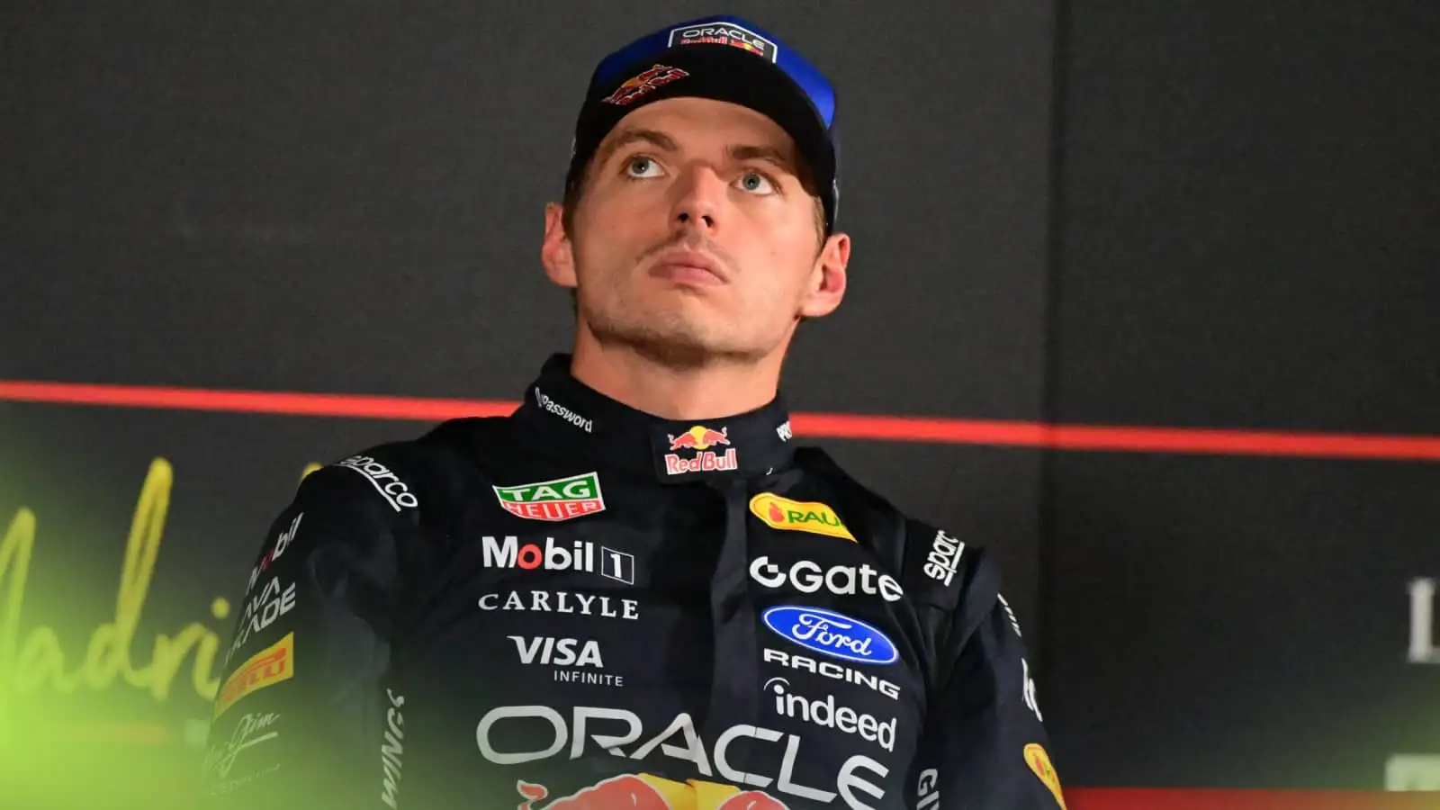 Max Verstappen en conference de presse lors du Grand Prix d'Espagne 2026