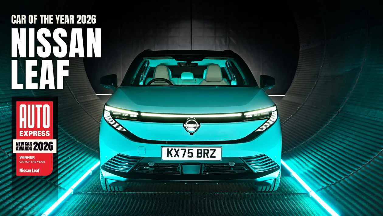 La nouvelle Nissan Leaf sacrée voiture électrique de l'année 2026 par Auto Express