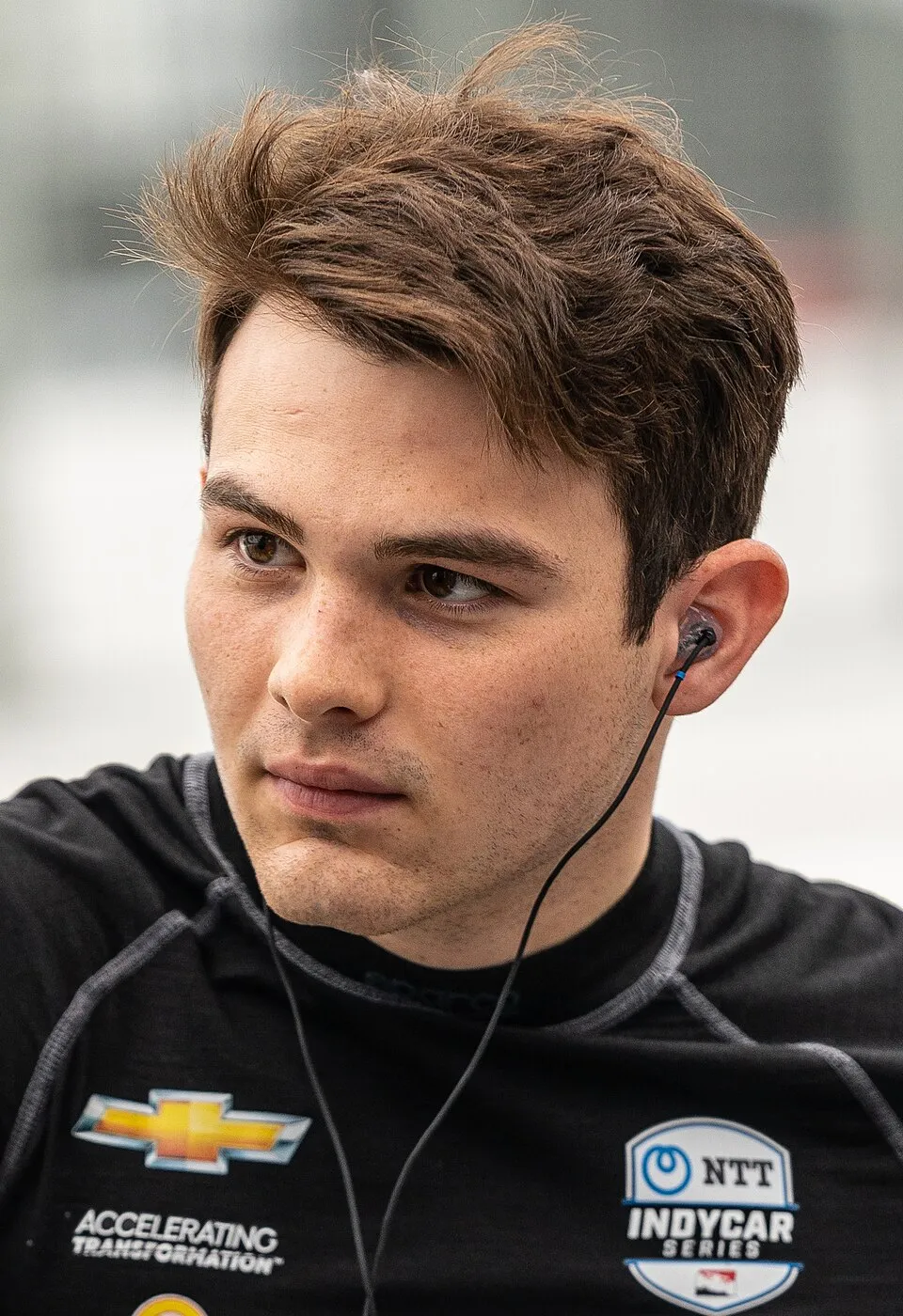 Le pilote mexicain Pato O'Ward au volant de sa monoplace Arrow McLaren en IndyCar Series