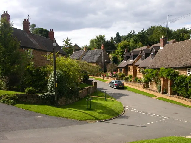 Vue générale du village historique de Badby dans le West Northamptonshire en Angleterre