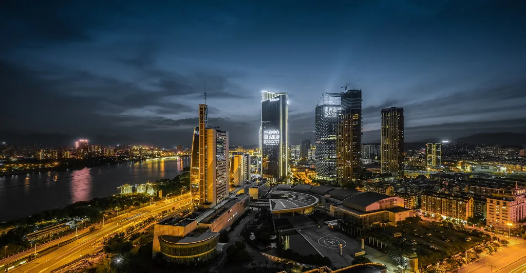Vue panoramique de Fuzhou, la capitale dynamique de la province du Fujian en Chine