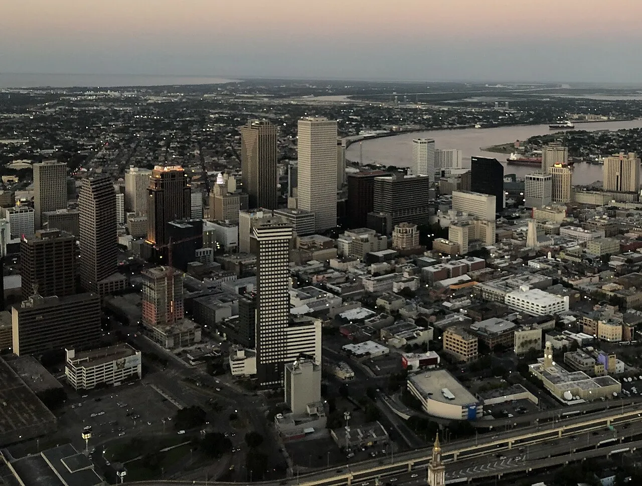 Vue panoramique de New Orleans et de son riche patrimoine culturel en Louisiane