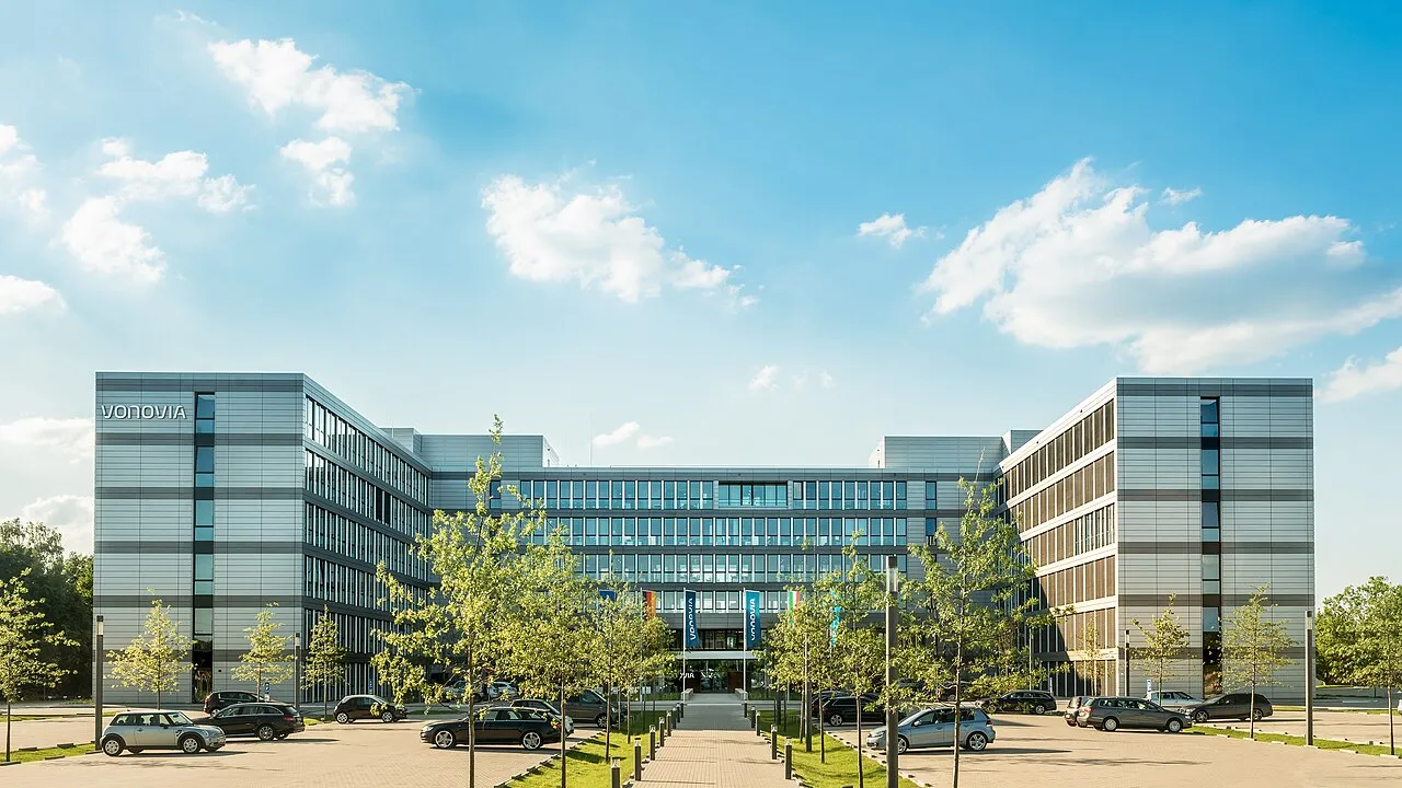 Vue des bureaux et du siège social de Vonovia situés à Bochum en Allemagne