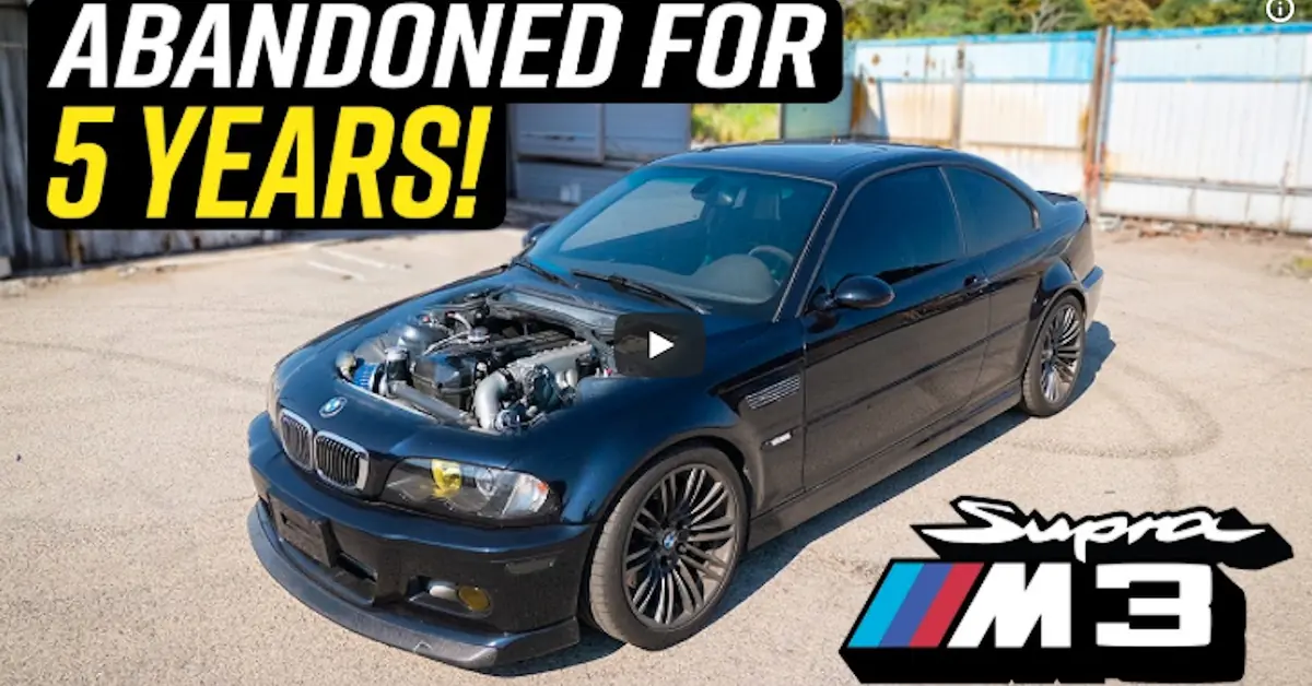 La restauration de la BMW E46 M3 dotée d'un moteur Supra 2JZ par Speed Academy