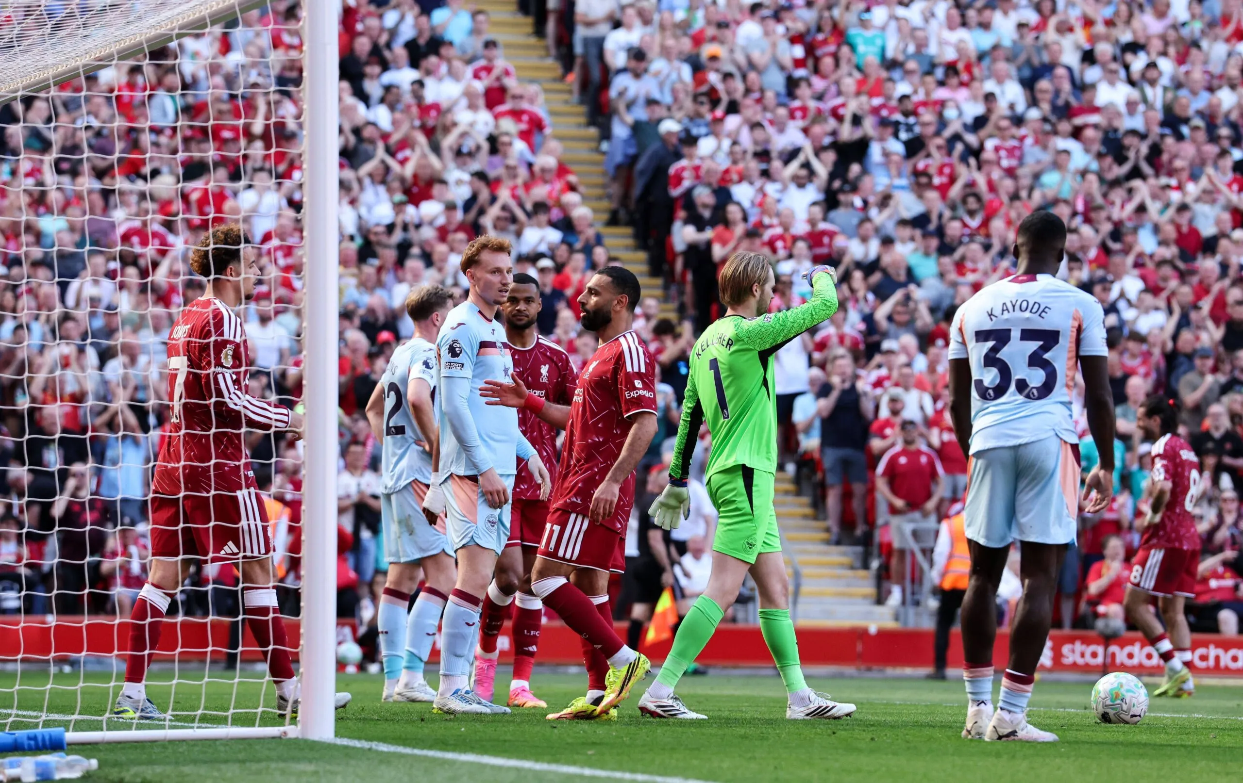 Résultat Liverpool vs Brentford, Salah entre dans l'histoire
