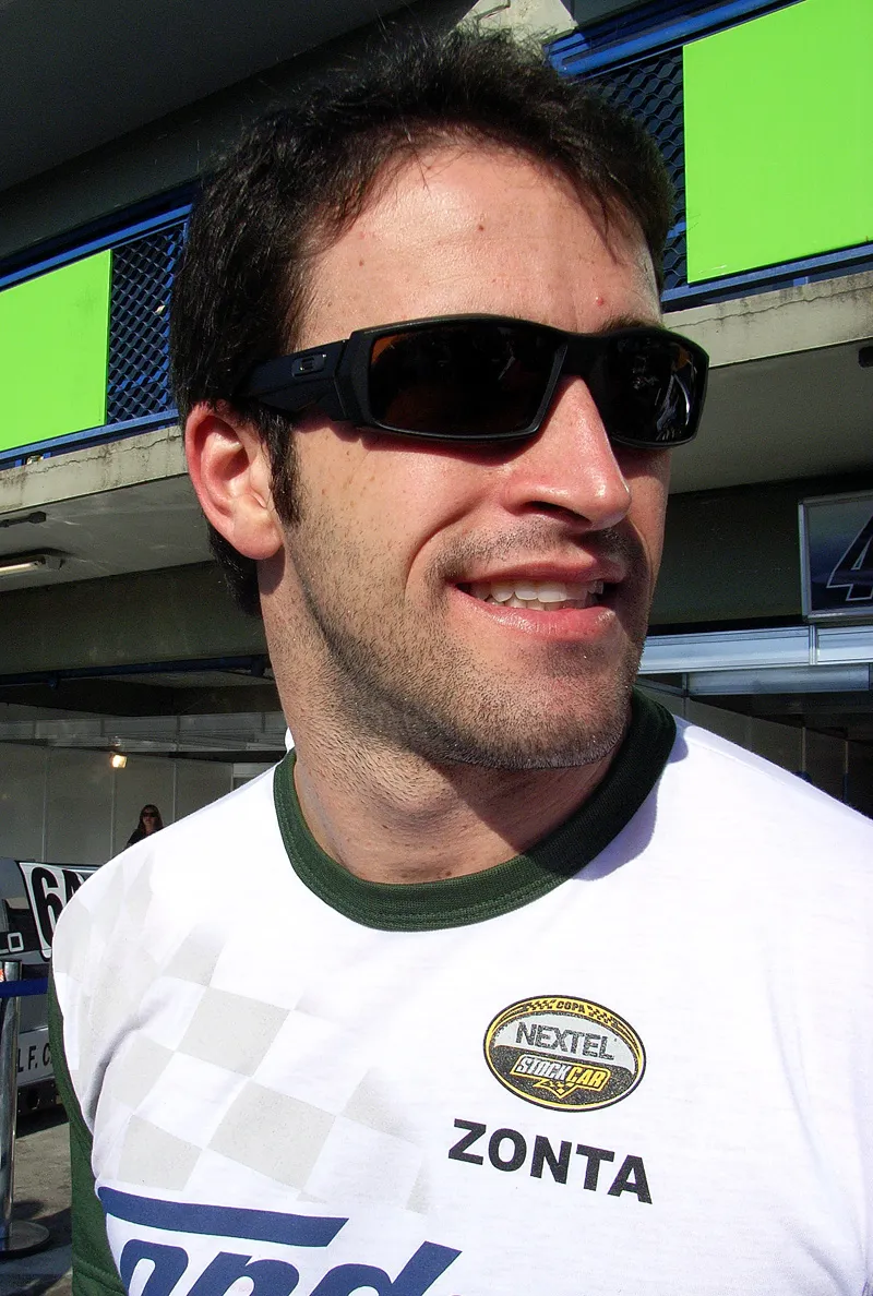 Ricardo Zonta lors de sa carrière de pilote dans le championnat Stock Car Brasil