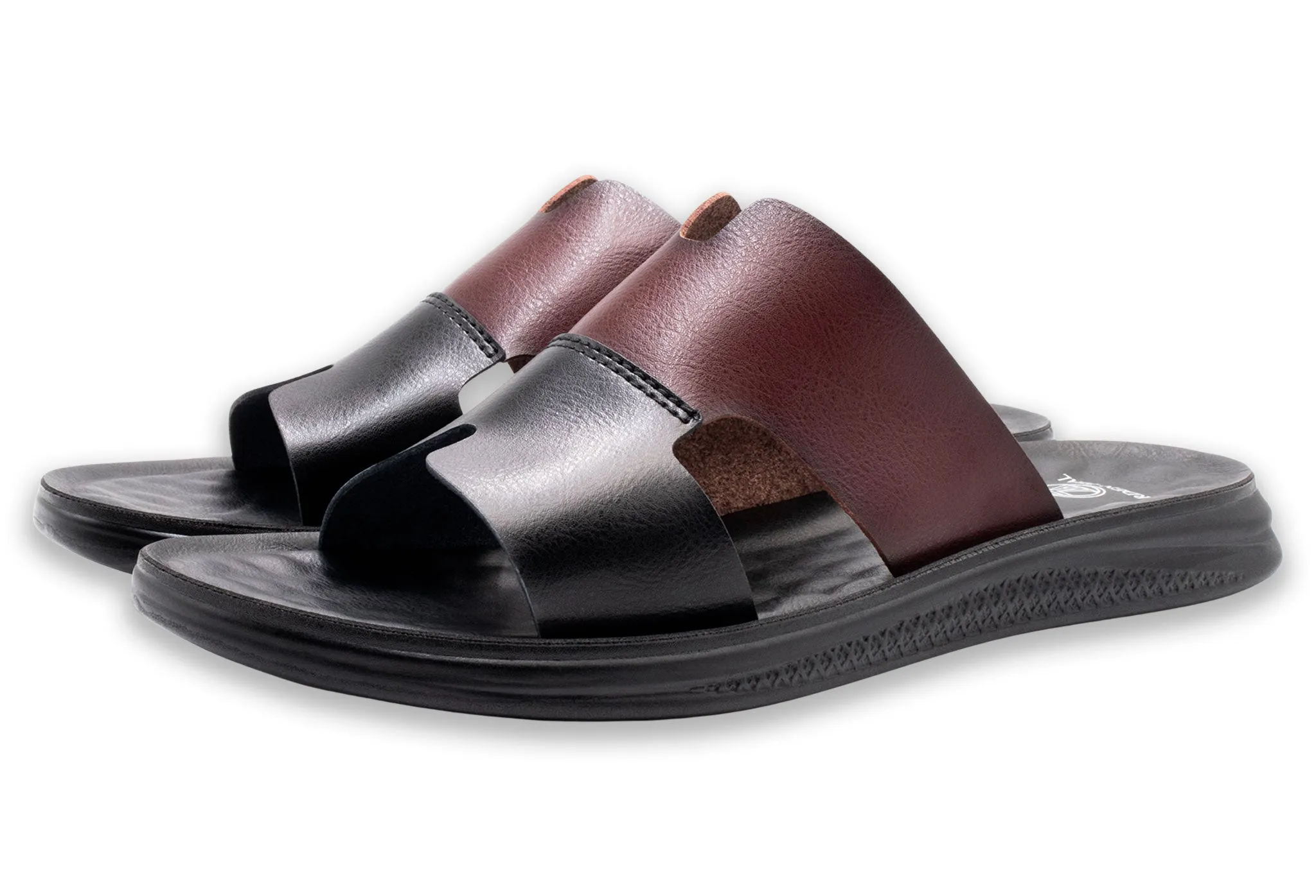 Sandal Kulit Pria Arden Teal Chajari Barn Red Black